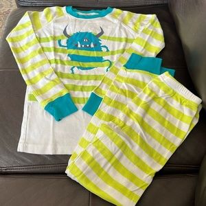 Gymboree Size 7 monster kids pjs